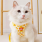 Cartoon Duck Dog Harness and Leash Set Adjustable Puppy Collar Strap Pet Cat Harness Vest for French Bulldog Walking Accessories
