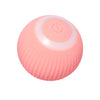 Striped Plastic Interactive Cat Ball Toy - USB Rechargeable, Automatic Rolling, Smart Motion, Luminous, Safe Material – Suitable for Large Breeds, Battery