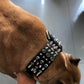 Fashionable Rivet Pet Collar Large Dog Collar For Fat Puppy Leashes For Bulldog Pug Stainless Steel Dog Chain Pet Products