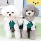 School uniform for pets Dog JK dress Green cat dress Preppy dress Bow PLAID