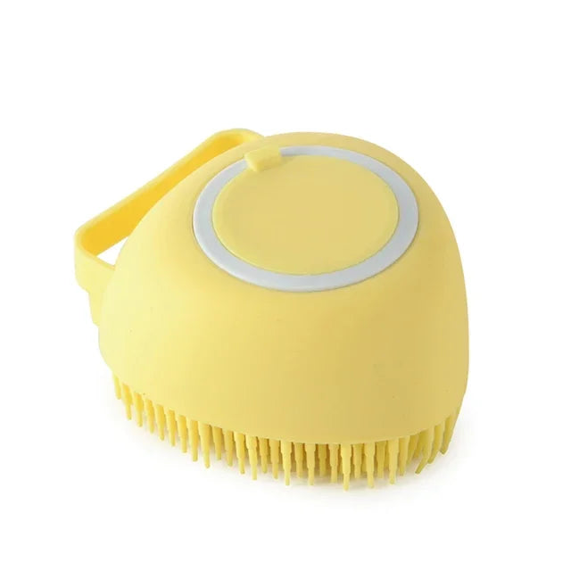 Pet Grooming Tool Silicone Comb Massage Gloves with Shampoo Box