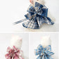 Sweet Plaid Sphynx Cat Dress Vest with Harness Leash Outdoor Pet Clothes for Cats Gotas Skirts Katten Kleding vestidos perrita