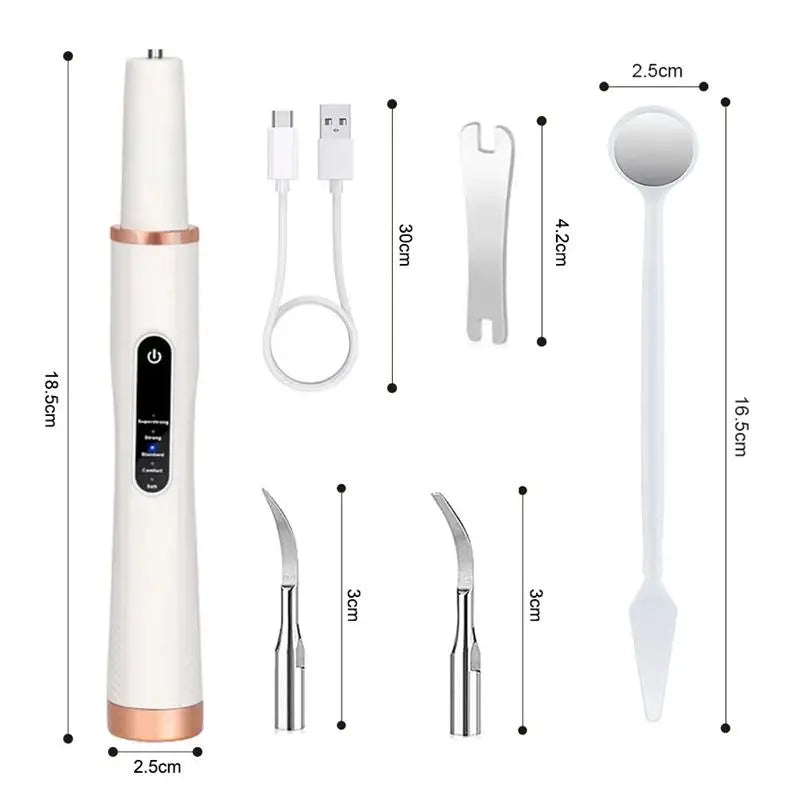 Dog Cat Grooming Smart Dental Ultrasonic Scaler Pet Household Tooth Stone Remover Tooth CleanerTooth Oral Cleaning Care Kit
