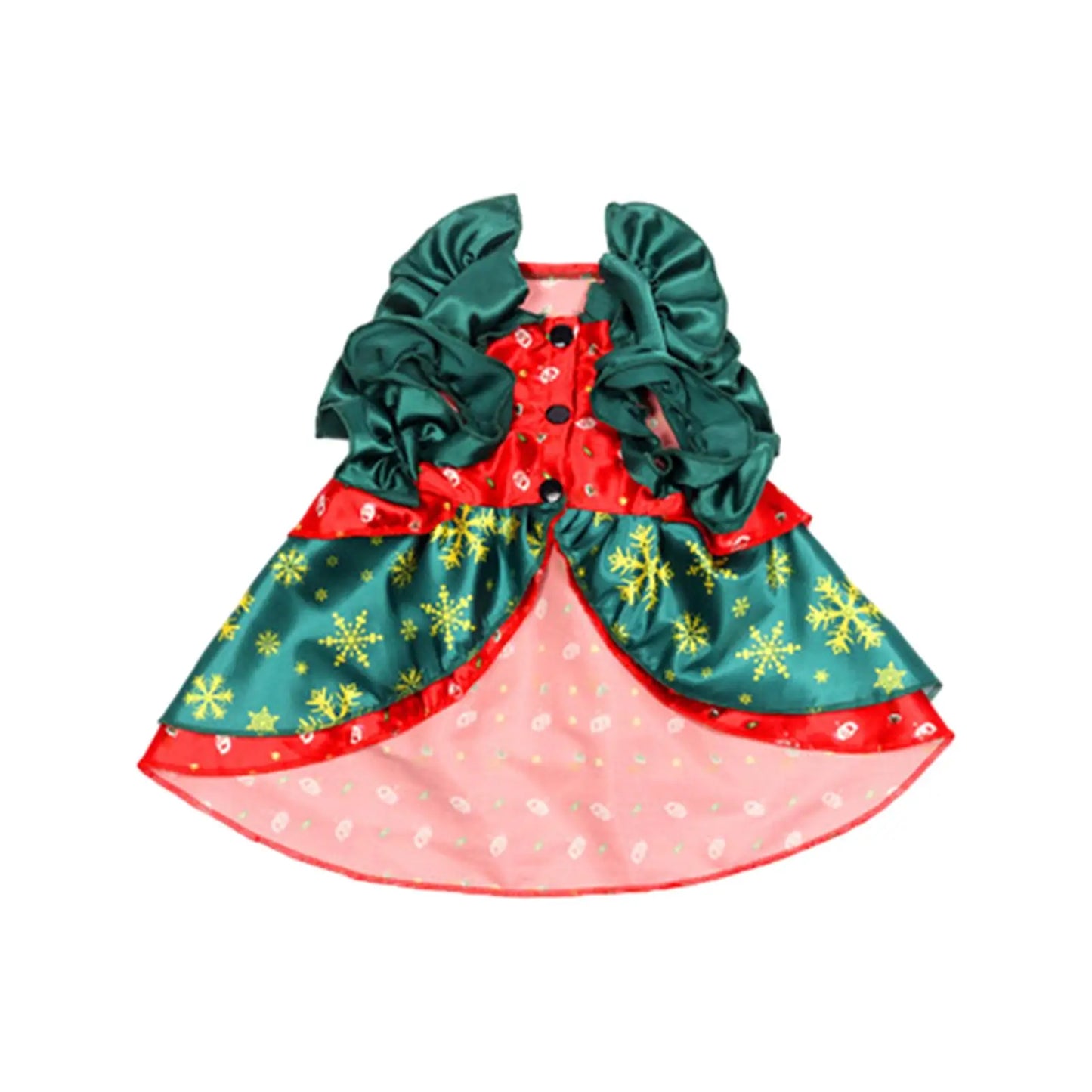 Dog Cat Christmas Costume Pet Hoodie Party Holiday Decoration Cosplay Dress Comfort with Big Bowknot Party Dress up Clothes