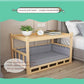 Wooden Dog Kennel Dog House Double Layer