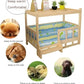 Wooden Dog Kennel Dog House Double Layer