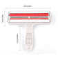 Pet Cat Hair Remover Brush 2-Way Remove Pet Hair Roller Carpet Cleaning Brush Cat Lint Sticking Roller Carpet Cleaner Brushes