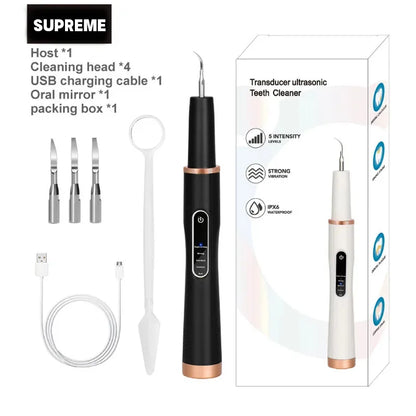 Dog Cat Grooming Smart Dental Ultrasonic Scaler Pet Household Tooth Stone Remover Tooth CleanerTooth Oral Cleaning Care Kit