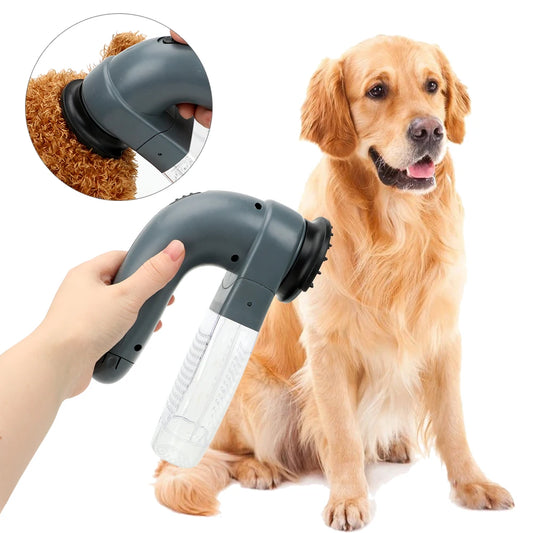 Vacuum Fur Cleaner Electric Suction Device Portable Cat Dog Animals Hair Comb Pet Grooming Cat Dog Deshedding Clipper
