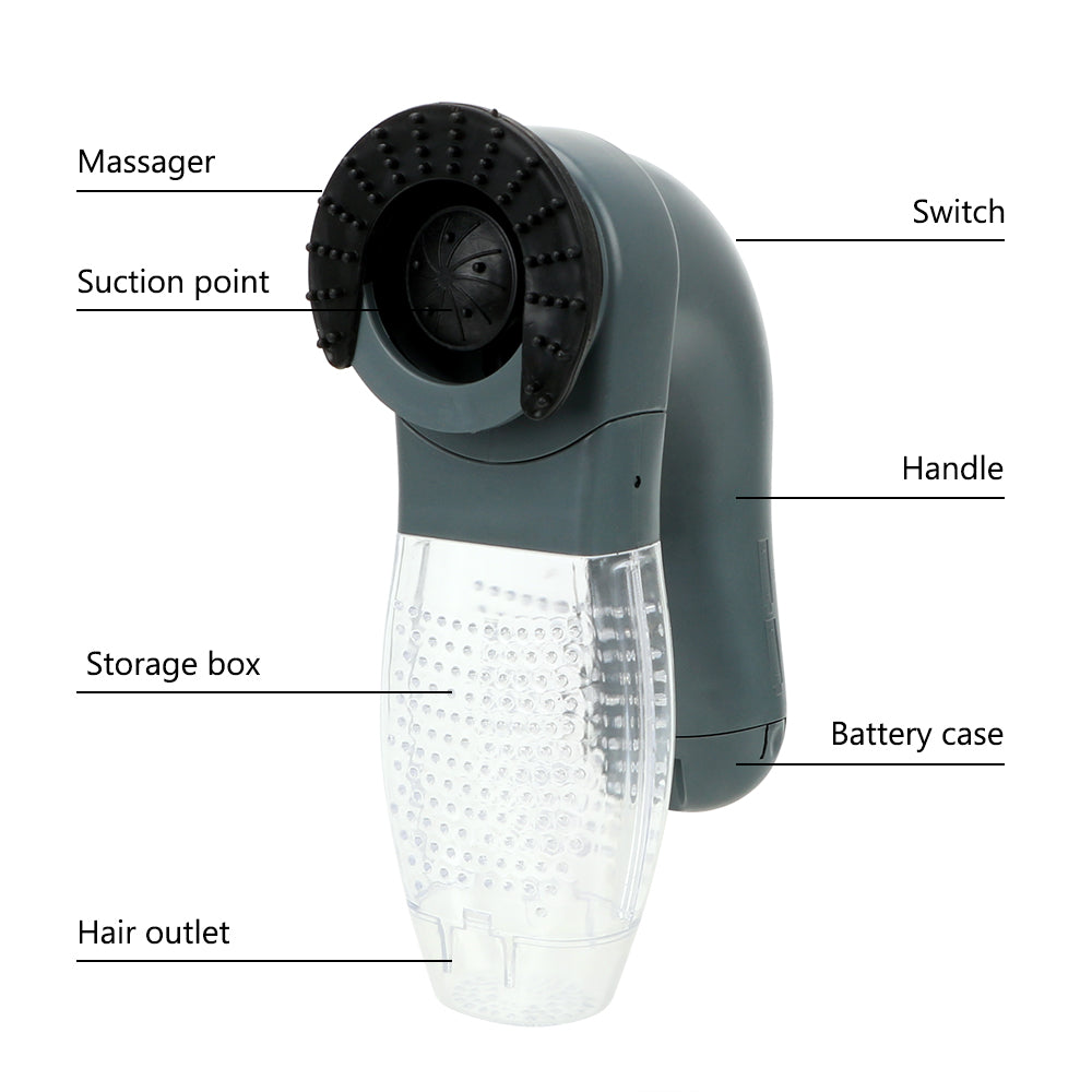 Vacuum Fur Cleaner Electric Suction Device Portable Cat Dog Animals Hair Comb Pet Grooming Cat Dog Deshedding Clipper
